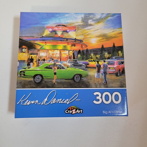 Cra-Z-Art Other - Kevin Daniel Big Al's Diner 300‎ Piece Jigsaw Puzzle New NWT 0474